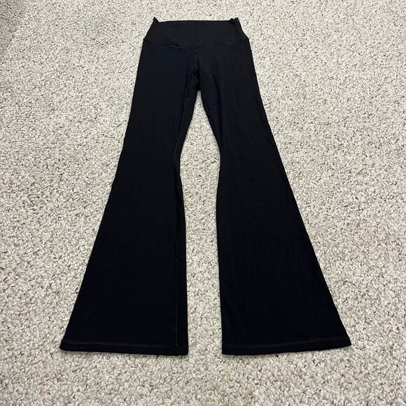 Aerie Offline Real Me Extra Bootcut Leggings Black Sz M Active Casual Lounge - Picture 1 of 5